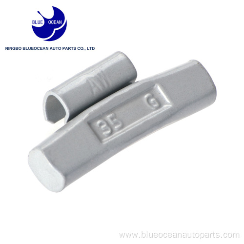 Promotional iron adhesive wheel weights clip for motorcycle